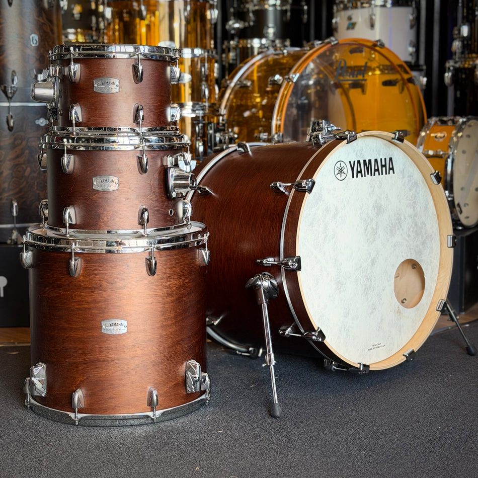 Yamaha Tour Custom Maple Chocolate Satin Drum Kit #1367