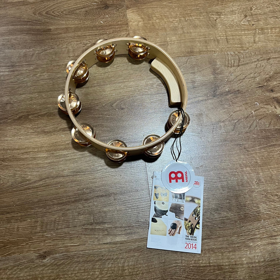 Mein Artisan Edition Maple Shell Bronze Jingle Tambourine #1374