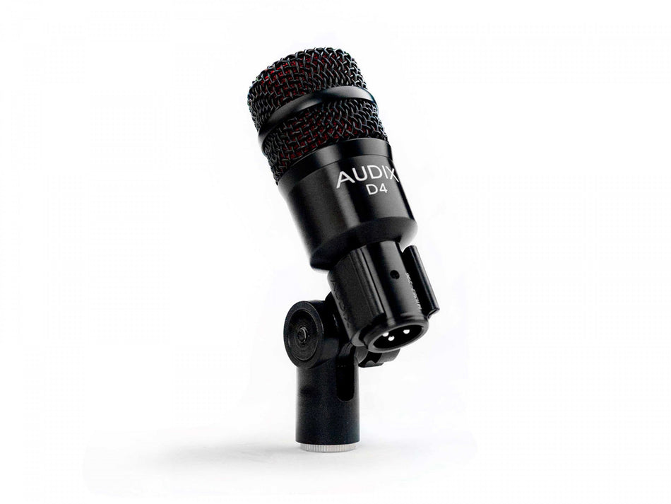 Audix D4 Hypercardioid Drum/Instrument Mic Microphone