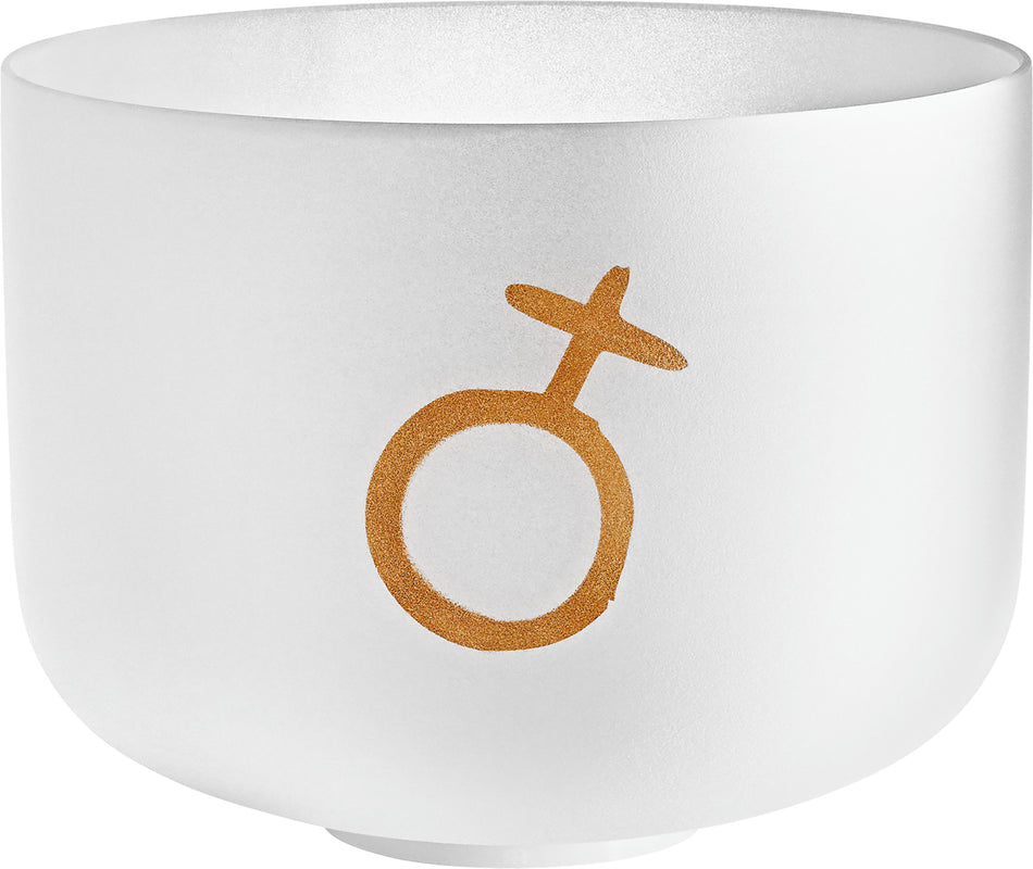 Meinl Sonic Energy Planetary Tuned Crystal Singing Bowl, 12" / 30 cm, Earth Platonic Year 172.06 Hz, Crown Chakra