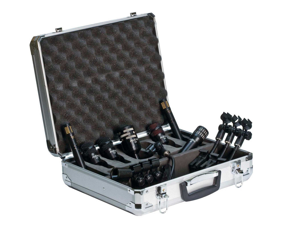 Audix DP7 Microphone Drum Pack Inc Case Mics