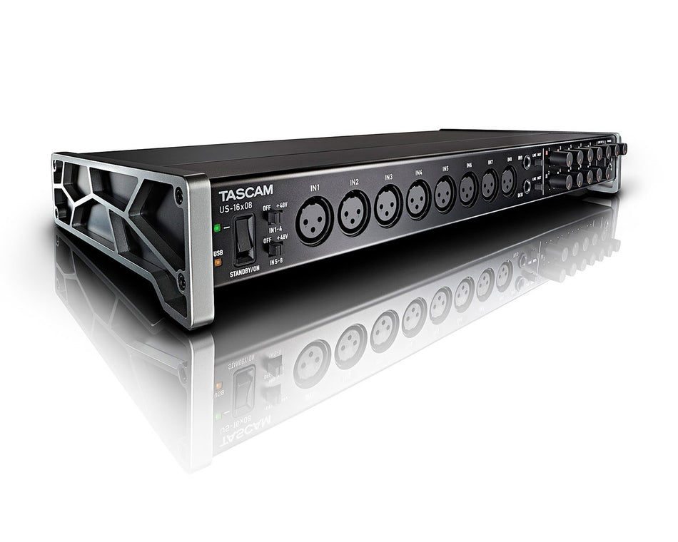 Tascam US-16x08 USB Audio / MIDI Interface 16in 8out