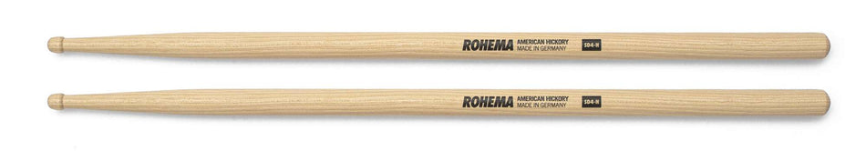 Rohema German Hickory Round Tip Drum SD4-H Sticks - 61327