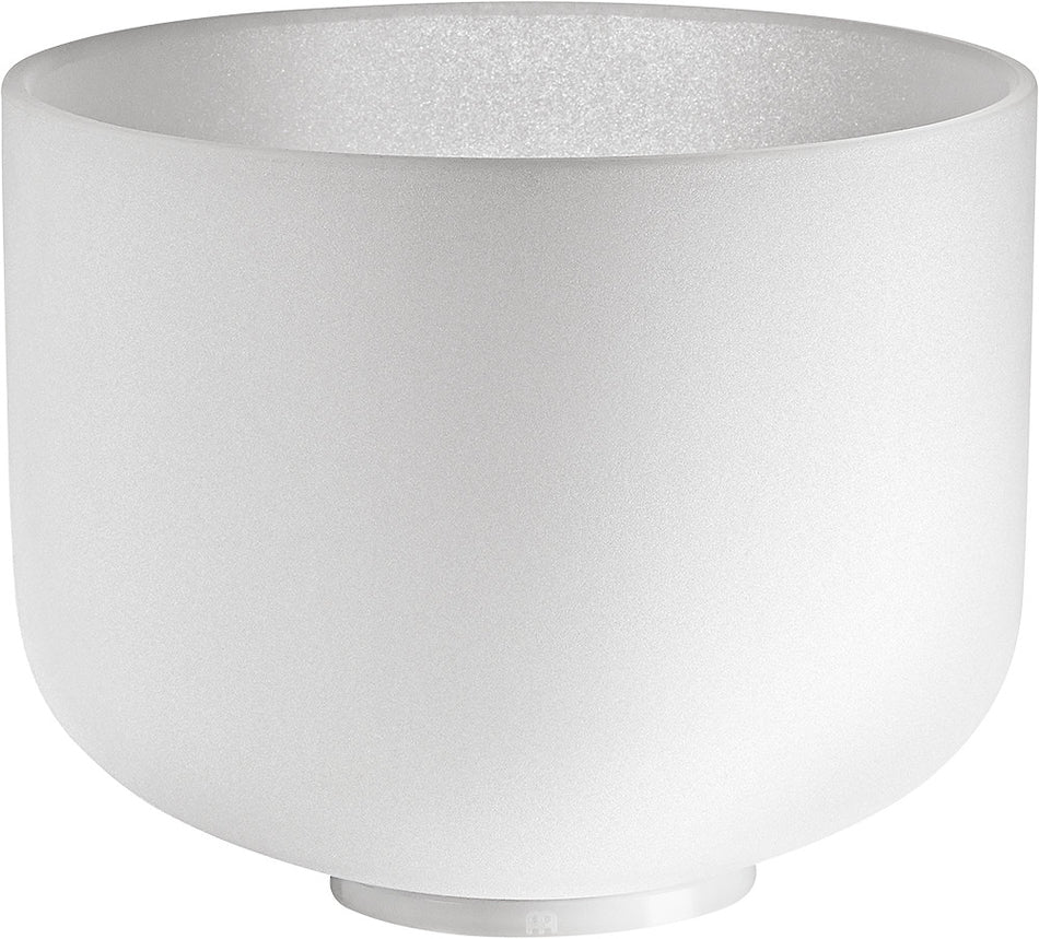 Meinl Sonic Energy Crystal Singing Bowl, white-frosted, 10" / 25 cm, Note G4, Throat Chakra