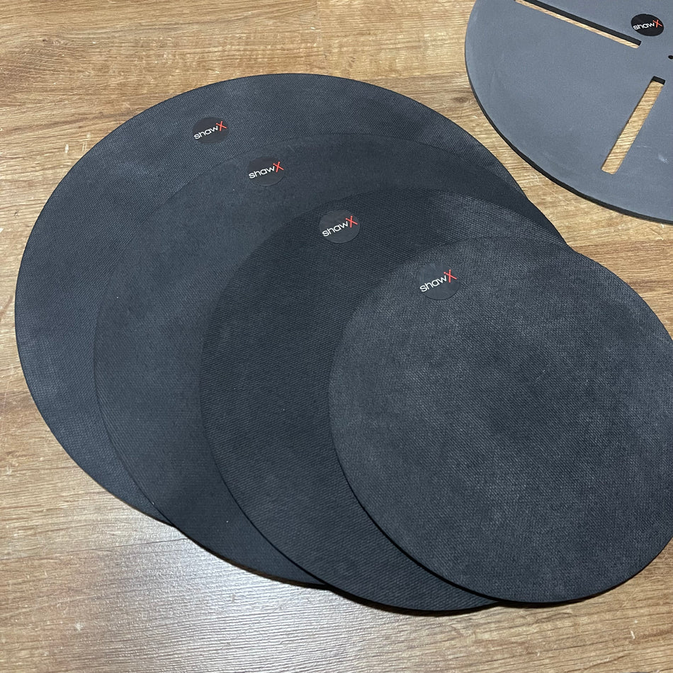 Shaw Drum Kit And Cymbals Silencer Noise Reduction Pads  #1307