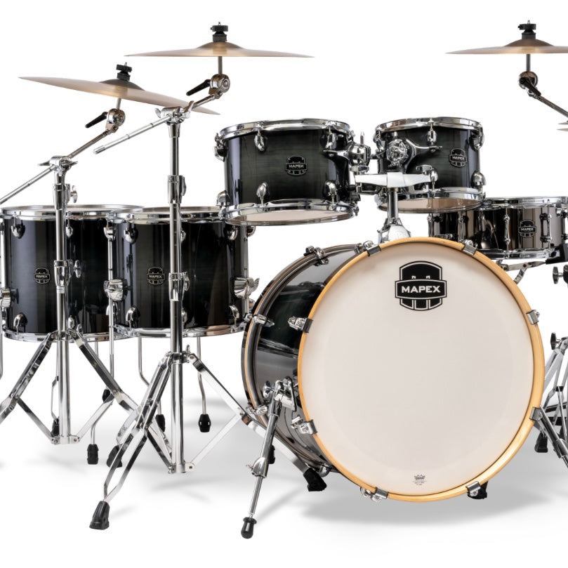 Mapex Armory Drum Kit Shell Pack 6pc 22" Rock - Black Onyx Burst