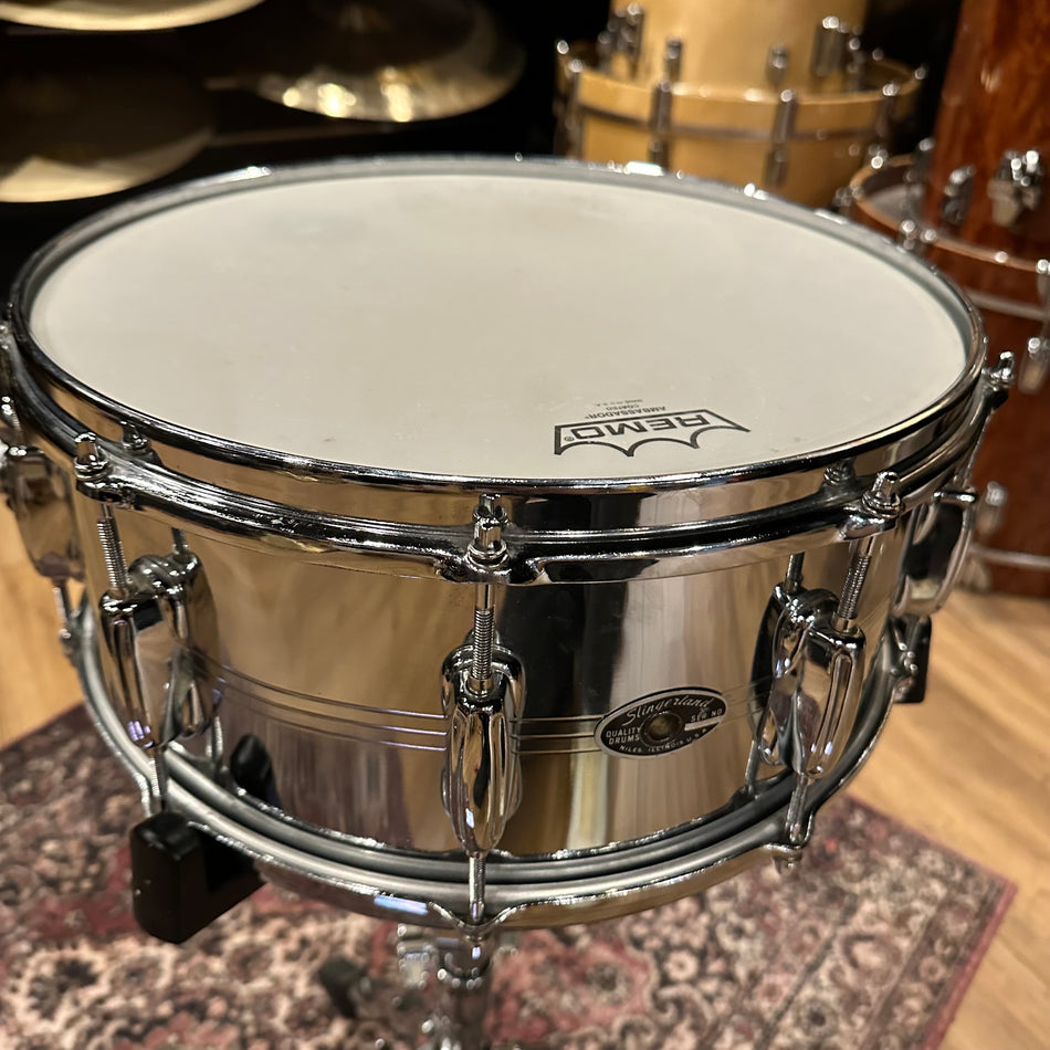 Slingerland 1980's COS Chrome Over Steel Snare Drum 14x6.5" #1123