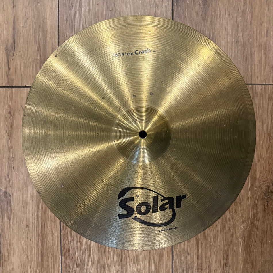 Sabian 16" Solar Crash Cymbal #1332