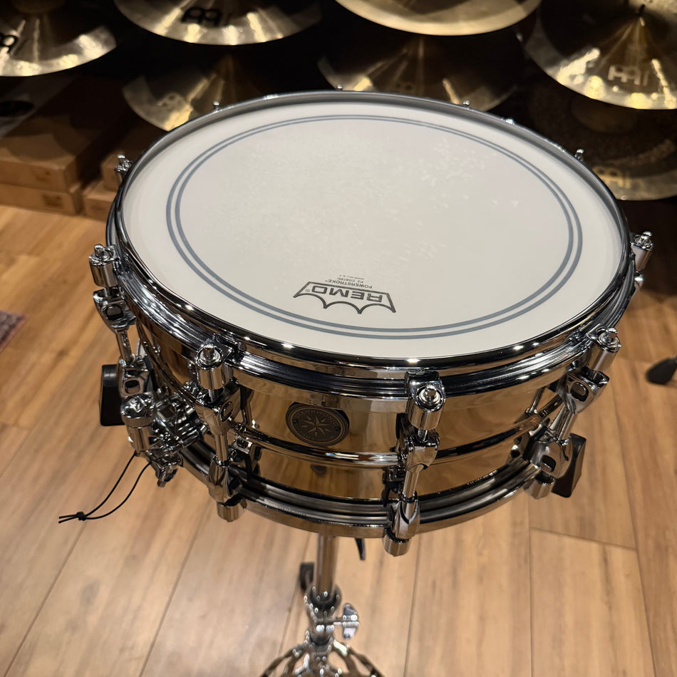 Tama Starphonic 14x6" Chrome Over Brass Snare Drum #1364