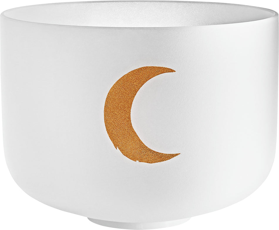 Meinl Sonic Energy Planetary Tuned Crystal Singing Bowl 12" / 30 cm, Synodic Moon 210.42 Hz, Sacral Chakra