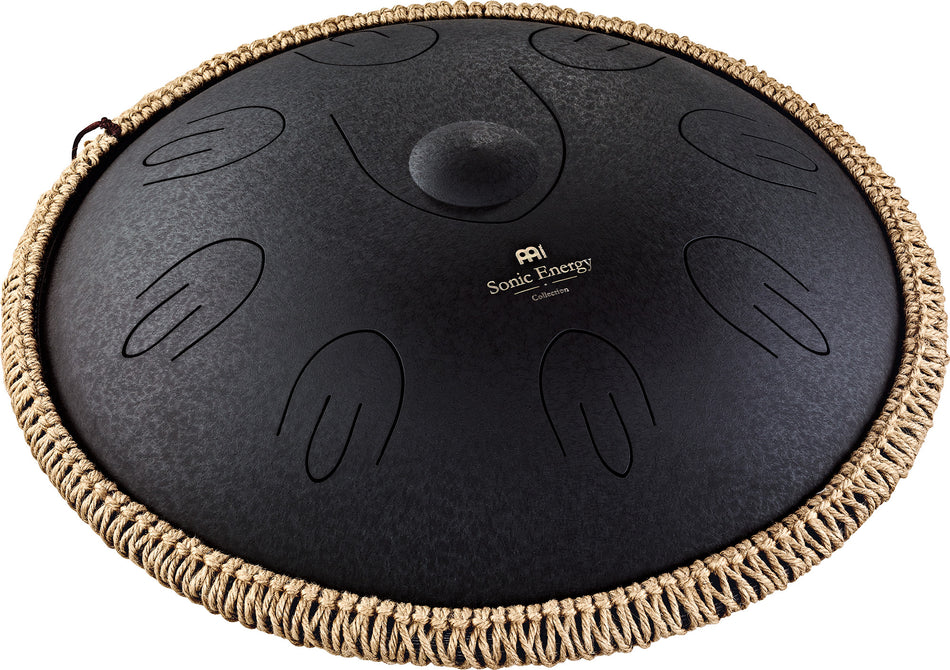 Meinl Sonic Energy Octave Steel Tongue Drum, Black, D Kurd, 16" / 40 cm