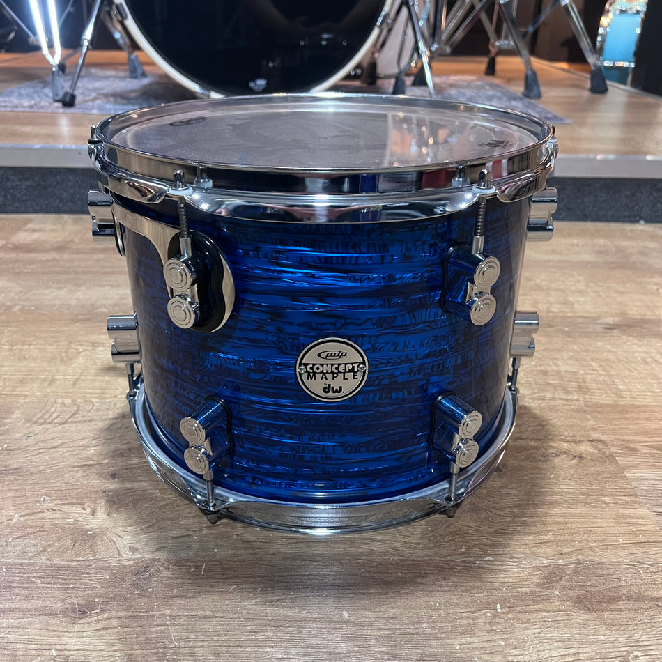 PDP Concept Maple 12” Rack Tom Drum Blue Oyster #1360