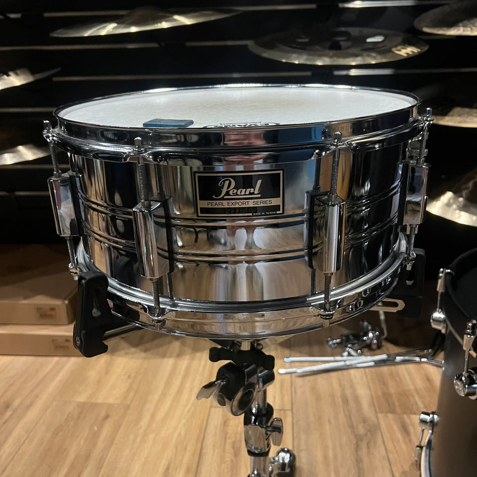 Pearl Export 14”x6.5” Steel Shell Snare Drum #1377
