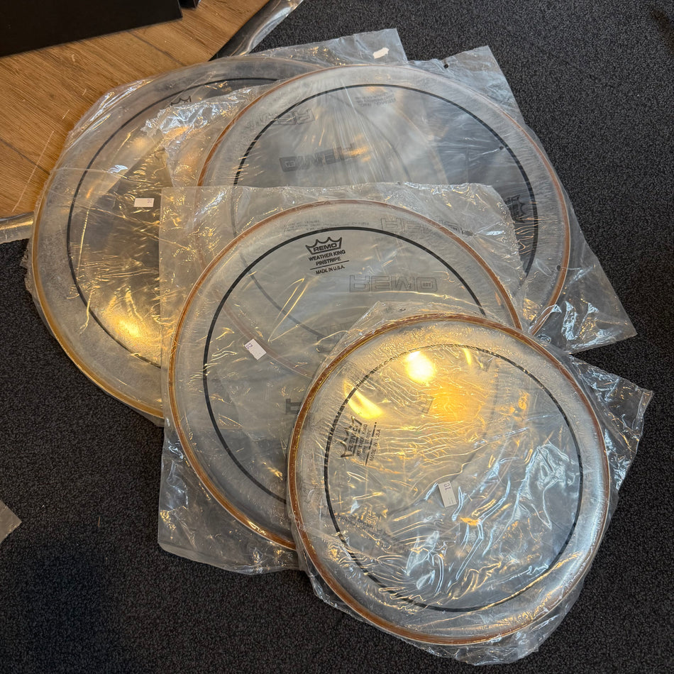 Brand New Remo Pinstripe Drum Heads 16, 14", 12", 10" #1401