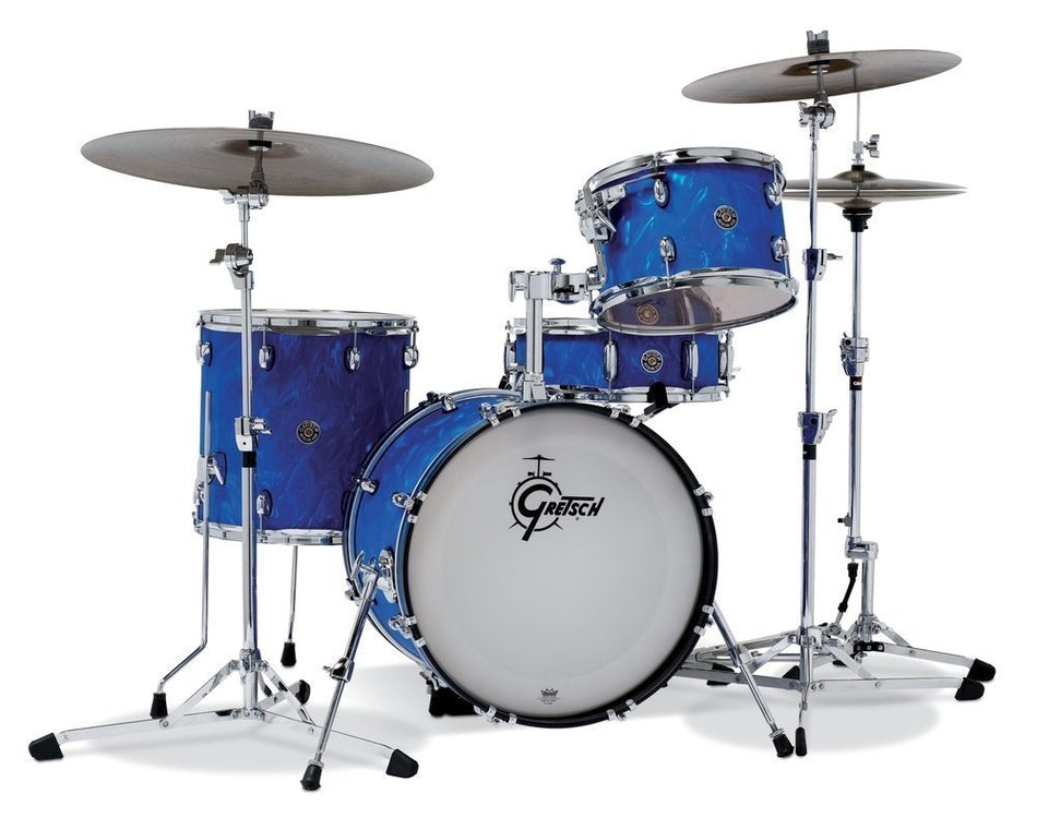 Gretsch Catalina Club Bop Jazz Drum Kit 18" - Blue Satin Flame