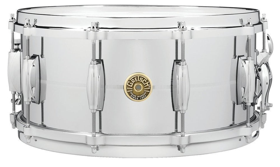 Gretsch USA Snare Drum Chrome Over Brass 14x6.5"