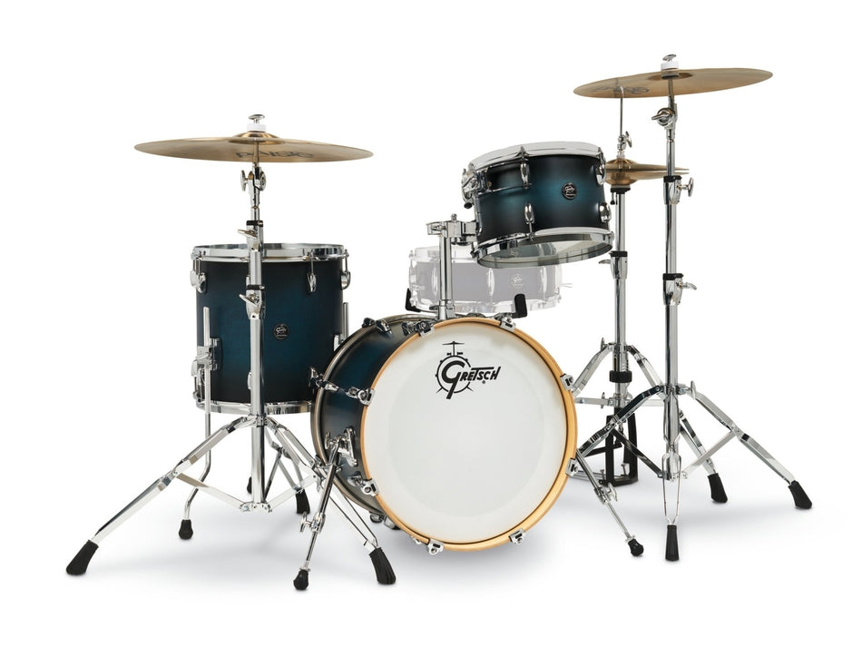 Gretsch Renown Bop Jazz Drum Kit 18" - Antique Blue Burst