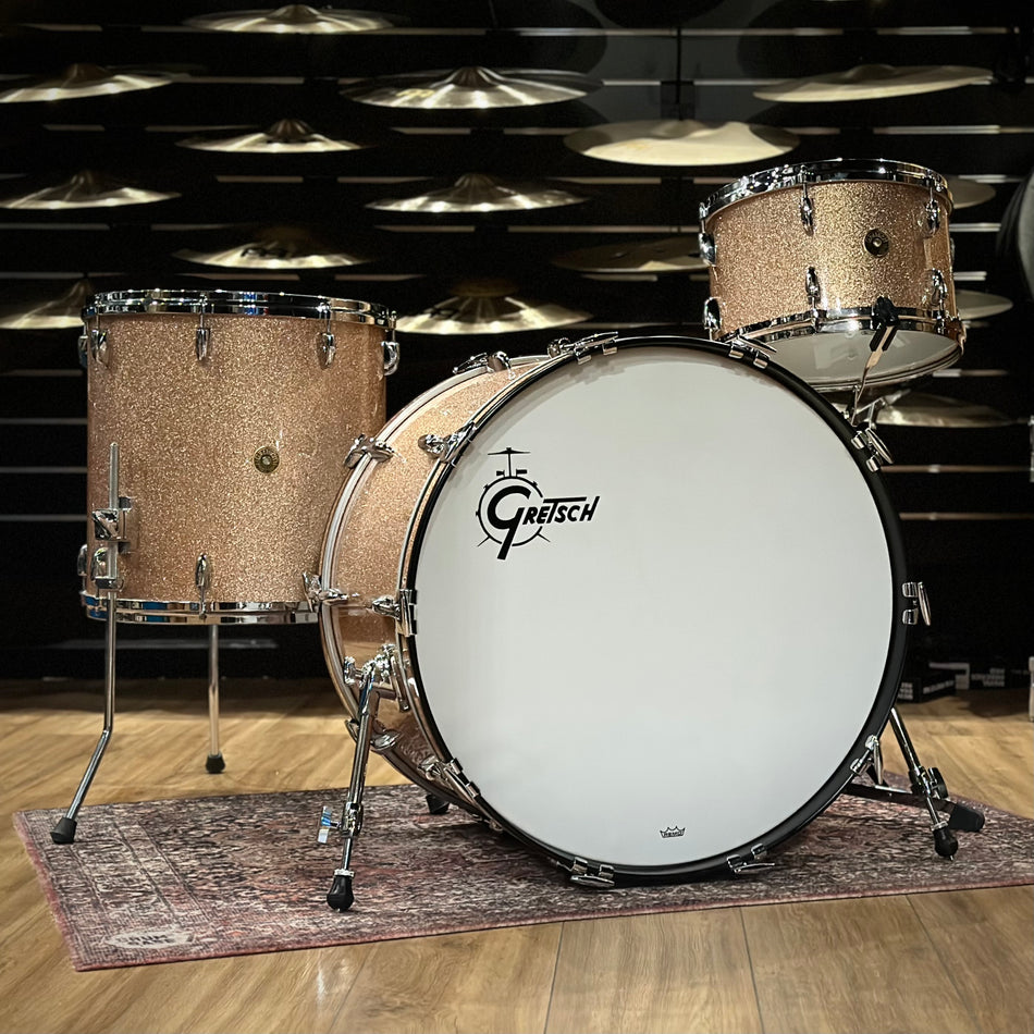 Gretsch USA Custom 24” Drum Kit Champagne Sparkle #RICH01