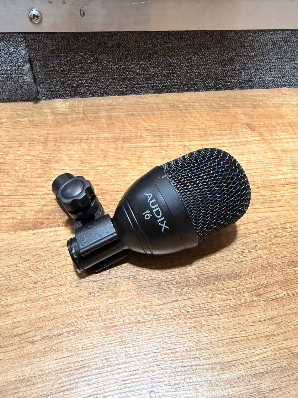 Audix F6 Bass Drum Mic with Clamp #1328