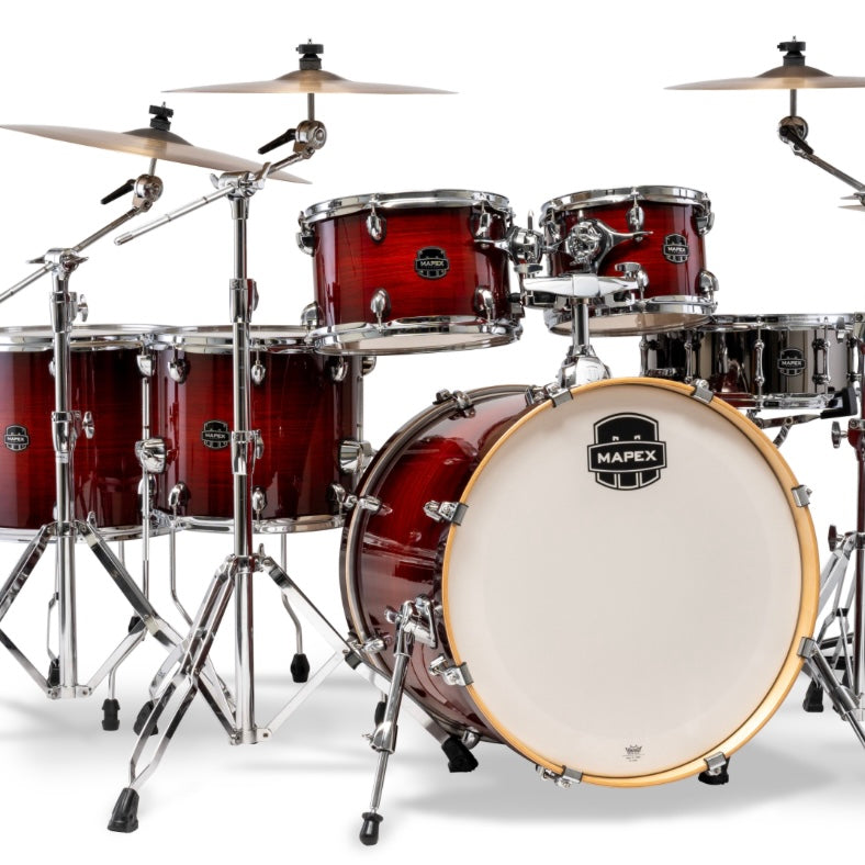 Mapex Armory Drum Kit Shell Pack 6pc 22" Rock - Red Onyx Burst