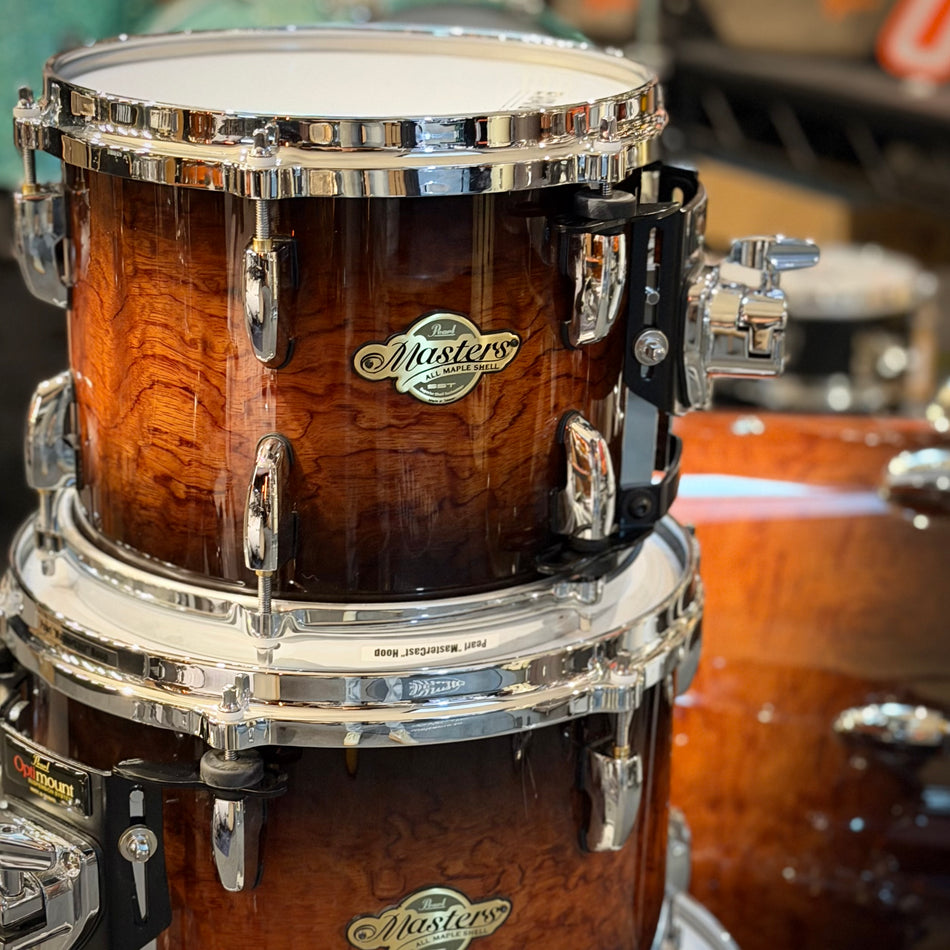 Pearl Masters SST Maple 22" Drum Kit Exotic Bubinga Veneer #1380