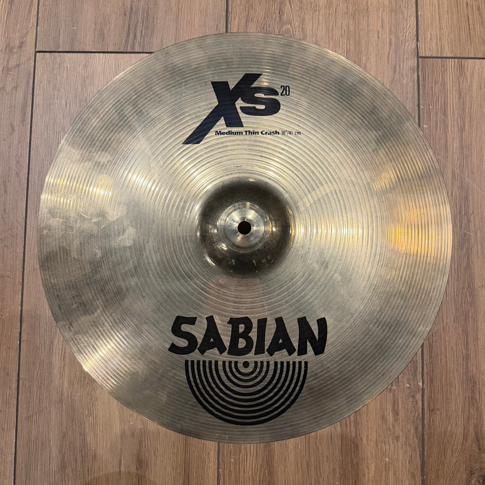Sabian 16" XS20 Medium Thin Cymbal #1302