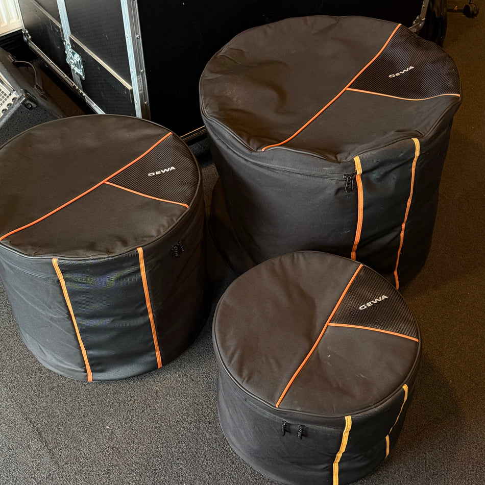 GEWA Drum Kit Bags Cases 22, 16, 12 #1325