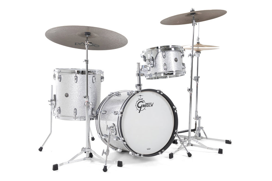 Gretsch USA Brooklyn 18" Jazz Bop Kit - Silver Sparkle