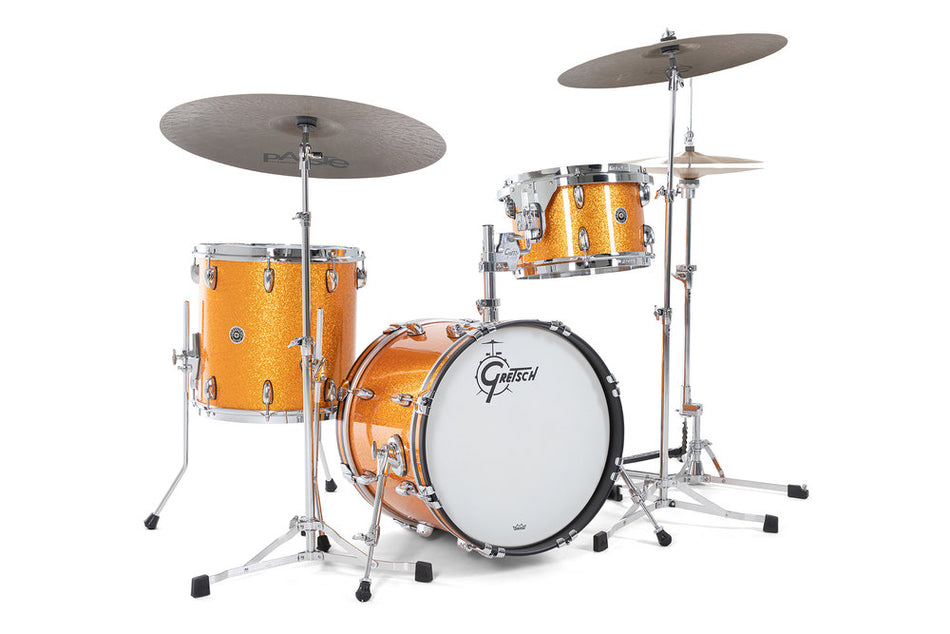 Gretsch USA Brooklyn 18" Jazz Bop Kit - Gold Sparkle