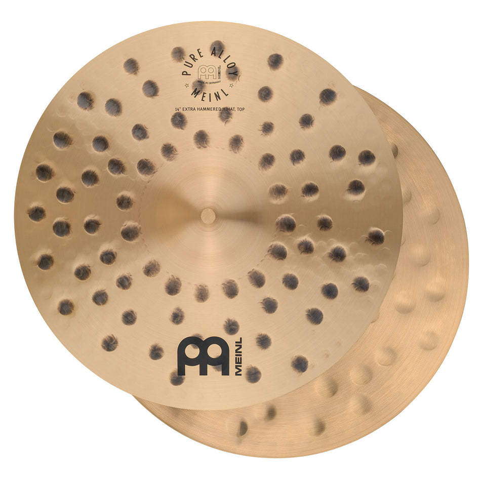 Meinl Cymbals Pure Alloy Extra Hammered Hi Hat - 14" PA14EHH