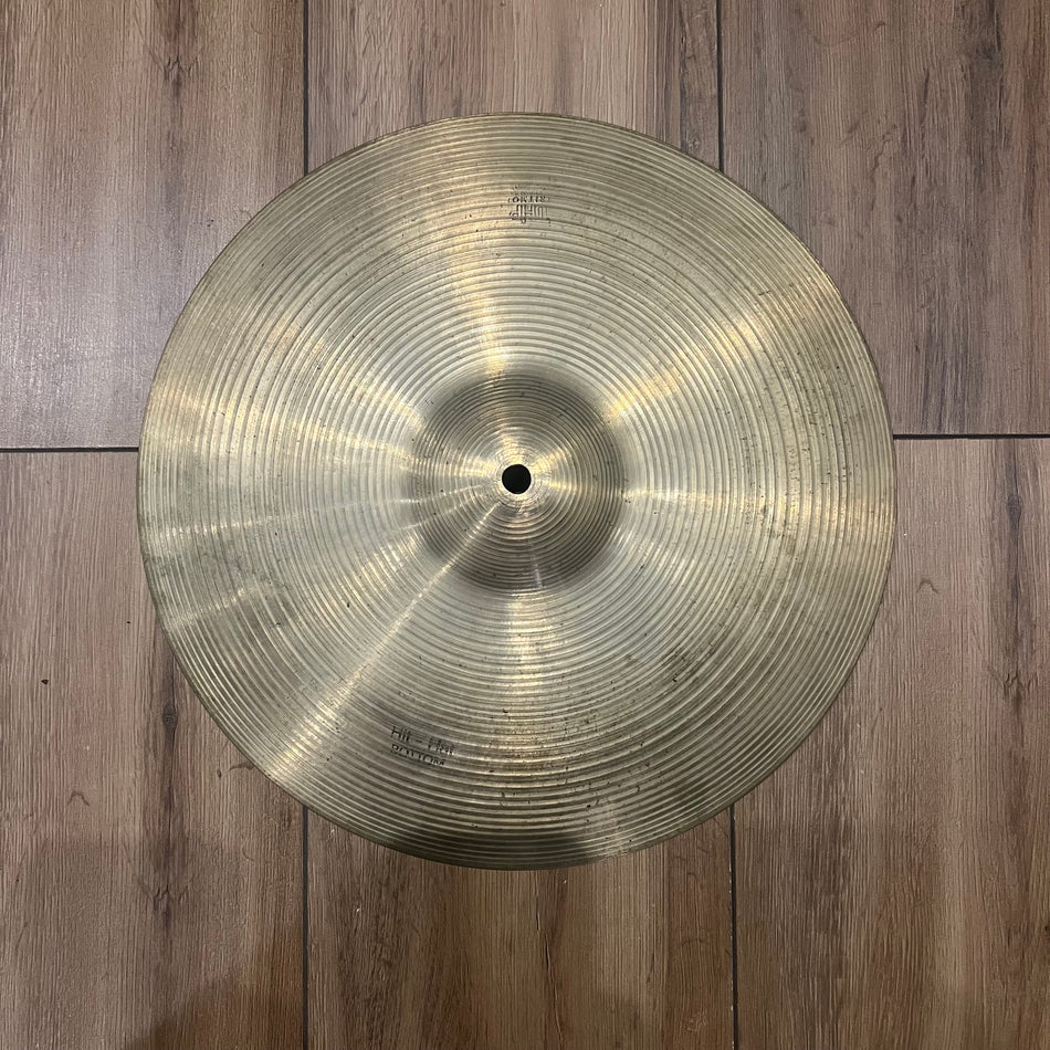 Ufip 14” Bottom Hi Hat Cymbal Vintage #1370