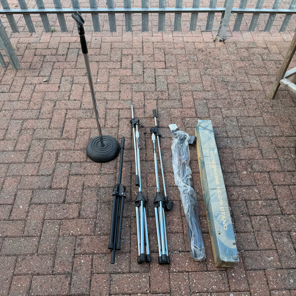 Bundle of Microphone Stands #1377