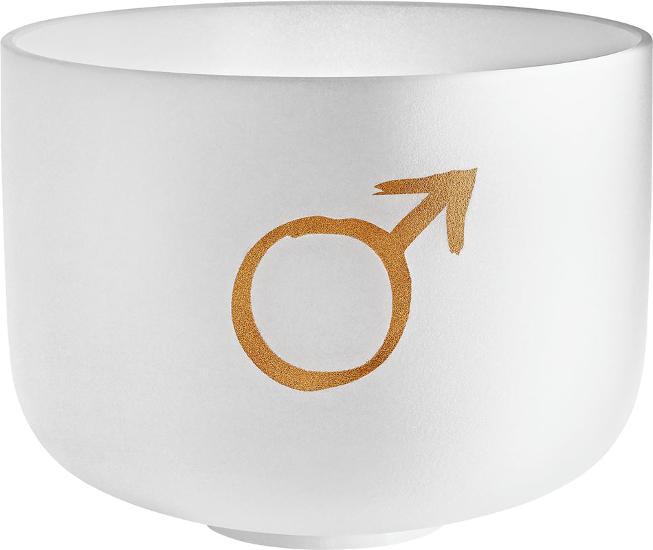 Meinl Sonic Energy Planetary Tuned Crystal Singing Bowl, 12" / 30 cm, Mars 144.72 Hz, Root/Sacral/Brow Chakra