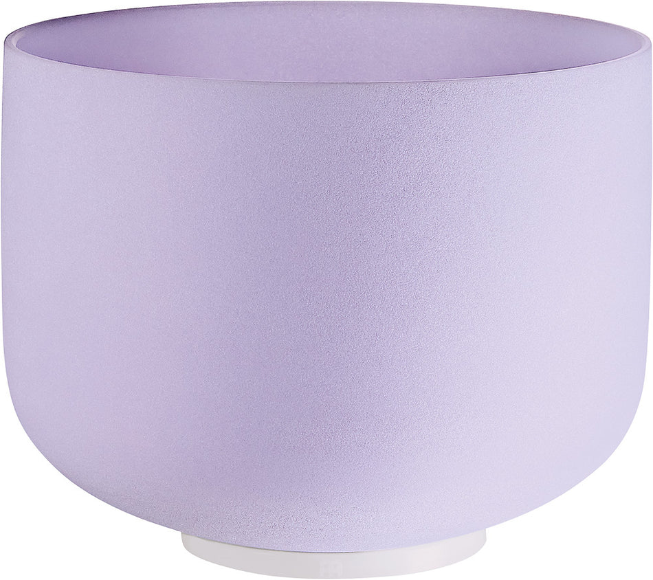 Meinl Sonic Energy Amethyst Crystal Singing Bowl, frosted, 8" / 20 cm, Note B4, Crown Chakra