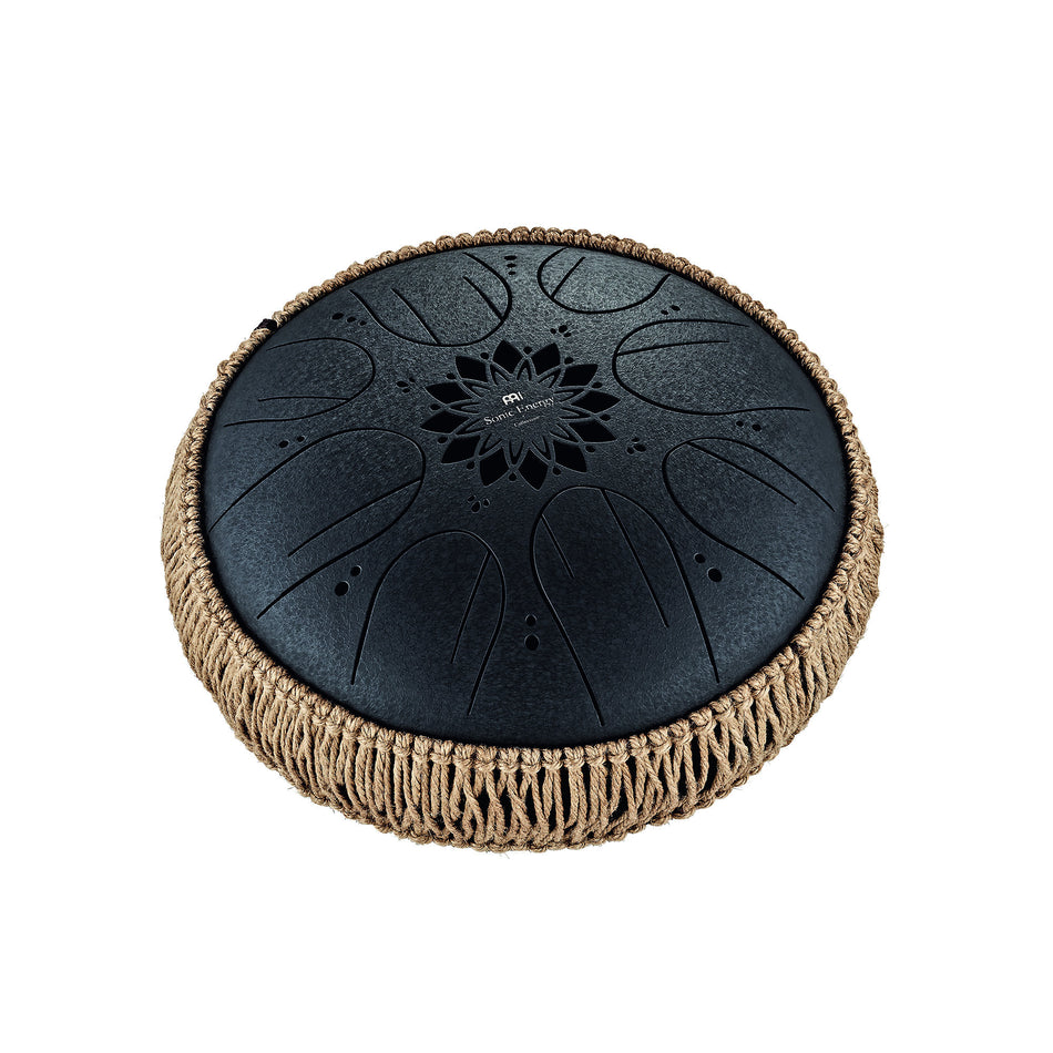 Meinl Sonic Energy Medium Octave Steel Tongue Drum, Black, B Minor 10" / 25 cm