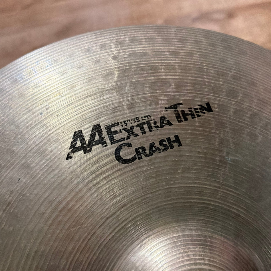 Sabian AA Extra Thin 15" Crash Cymbal #1384