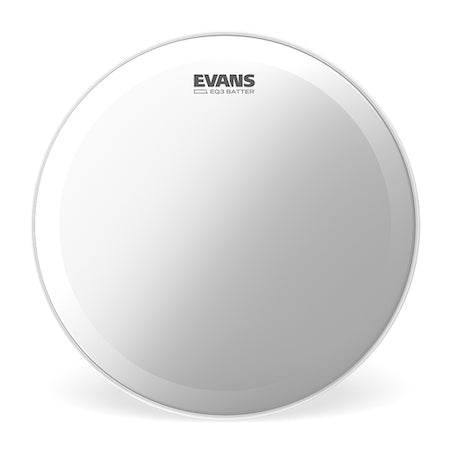 Evans EQ3 Clear Bass Drum Batter Head | 20”