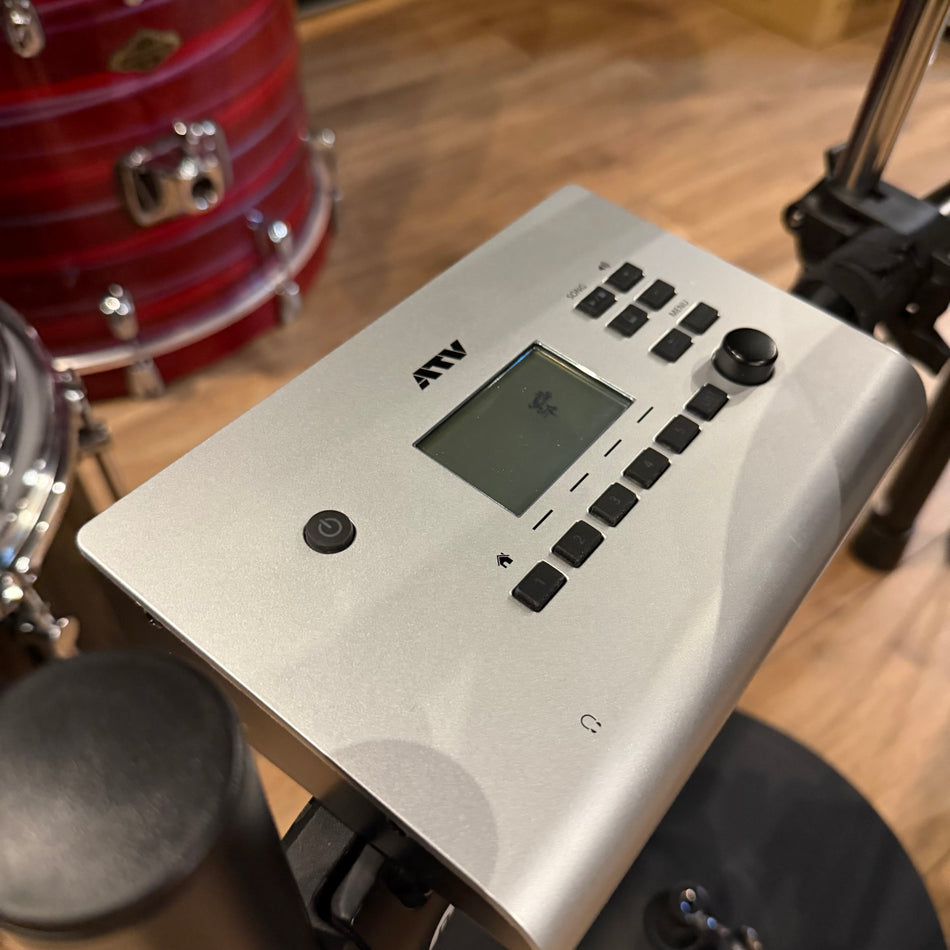 ATV EXS 5 Electronic Electric Drum Kit Mesh Professional Used #1326