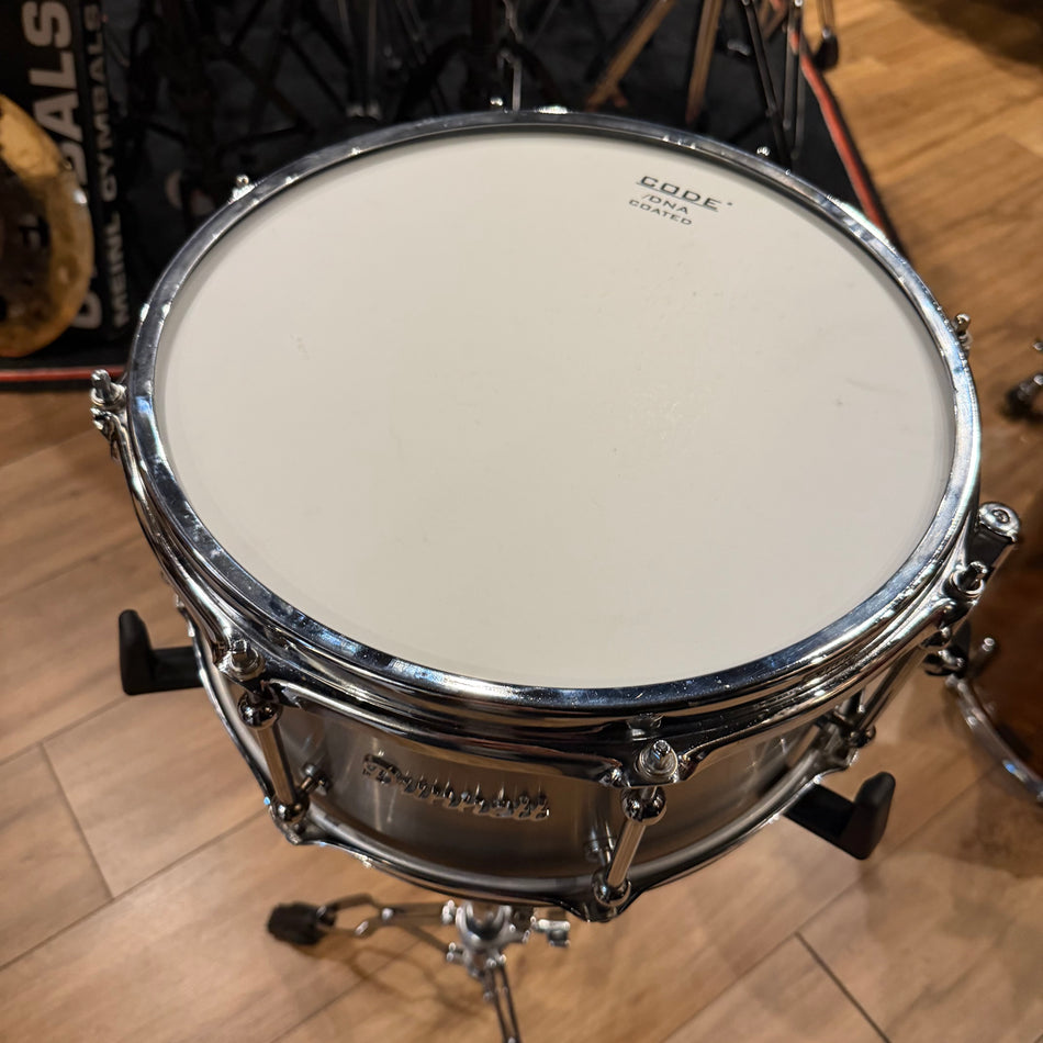 Dunnett Stainless Steel 13x7" Snare Drum #1000BEN