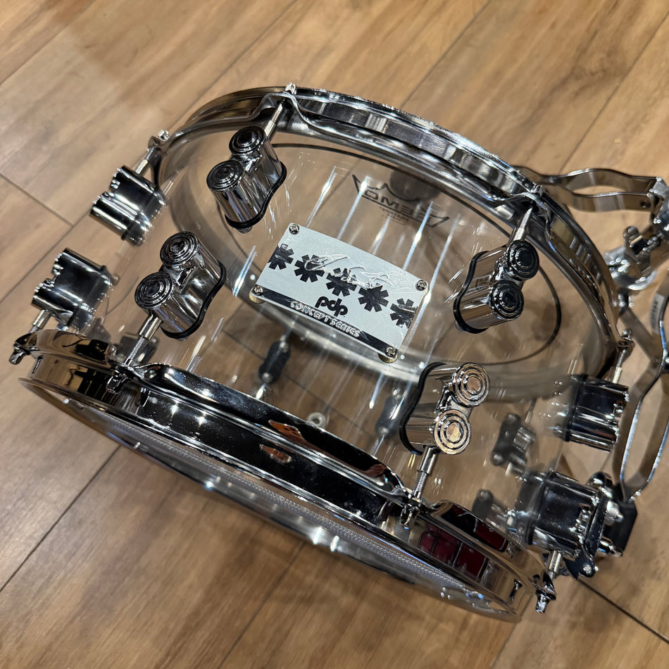 PDP By DW Chad Smith Acrylic Signature 13x7" Snare Drum #1341