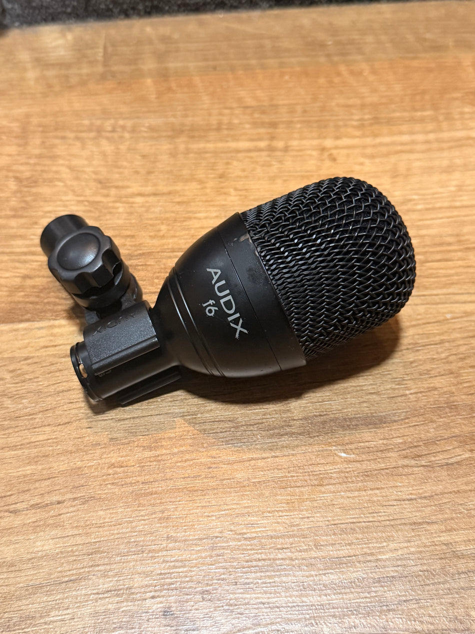 Audix F6 Bass Drum Mic with Clamp #1328