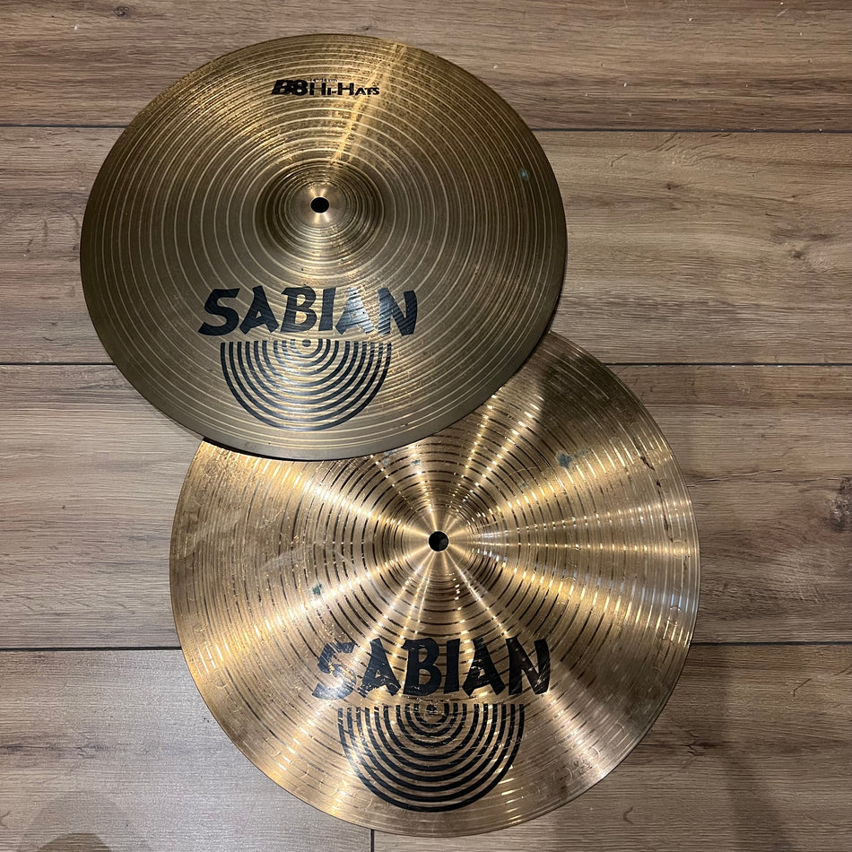 Sabian B8 14” Hi Hat Cymbals #1365