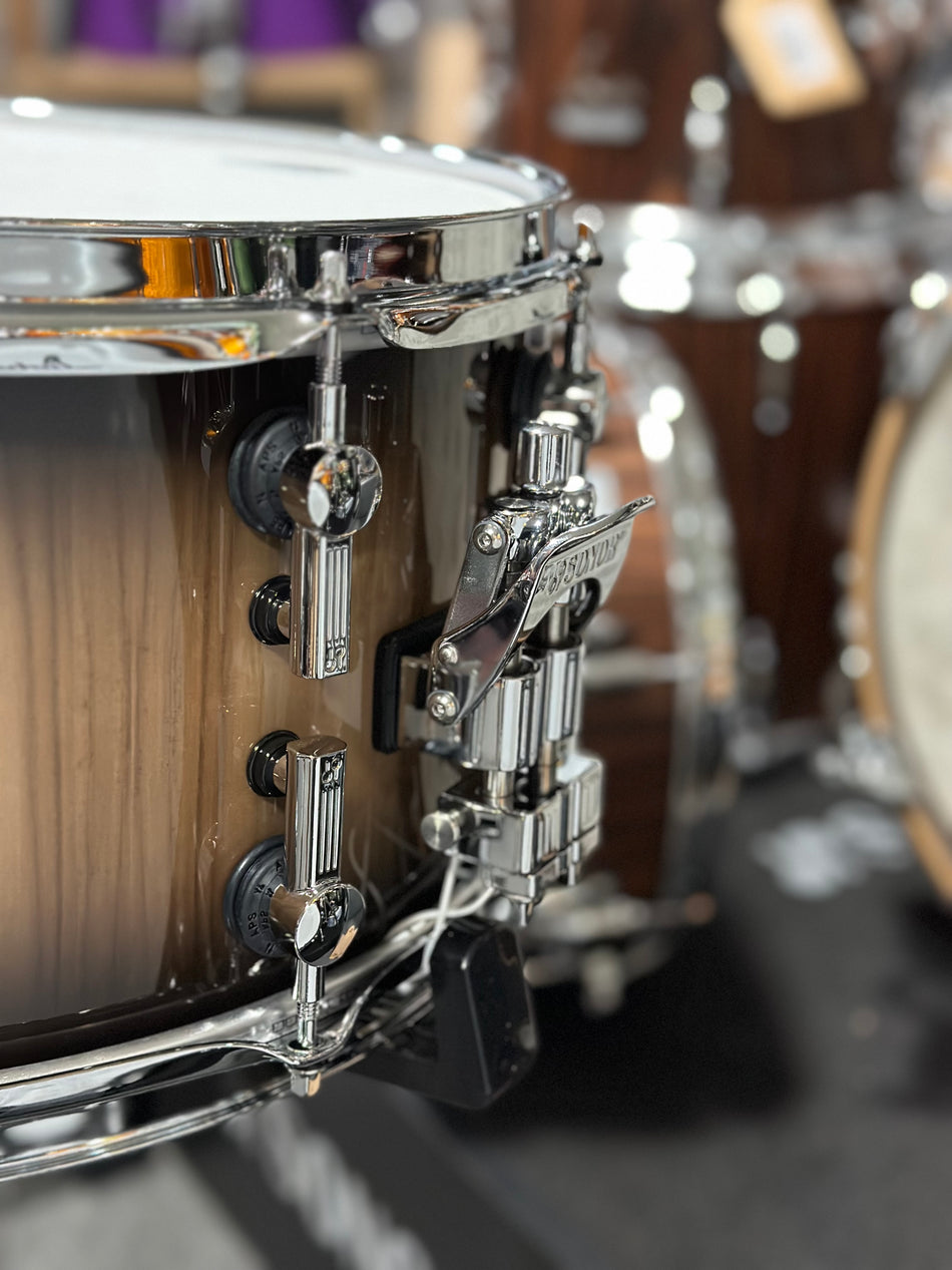 Sonor SQ2 Snare Drum 14x7.5" Birch With American Walnut Black Burst