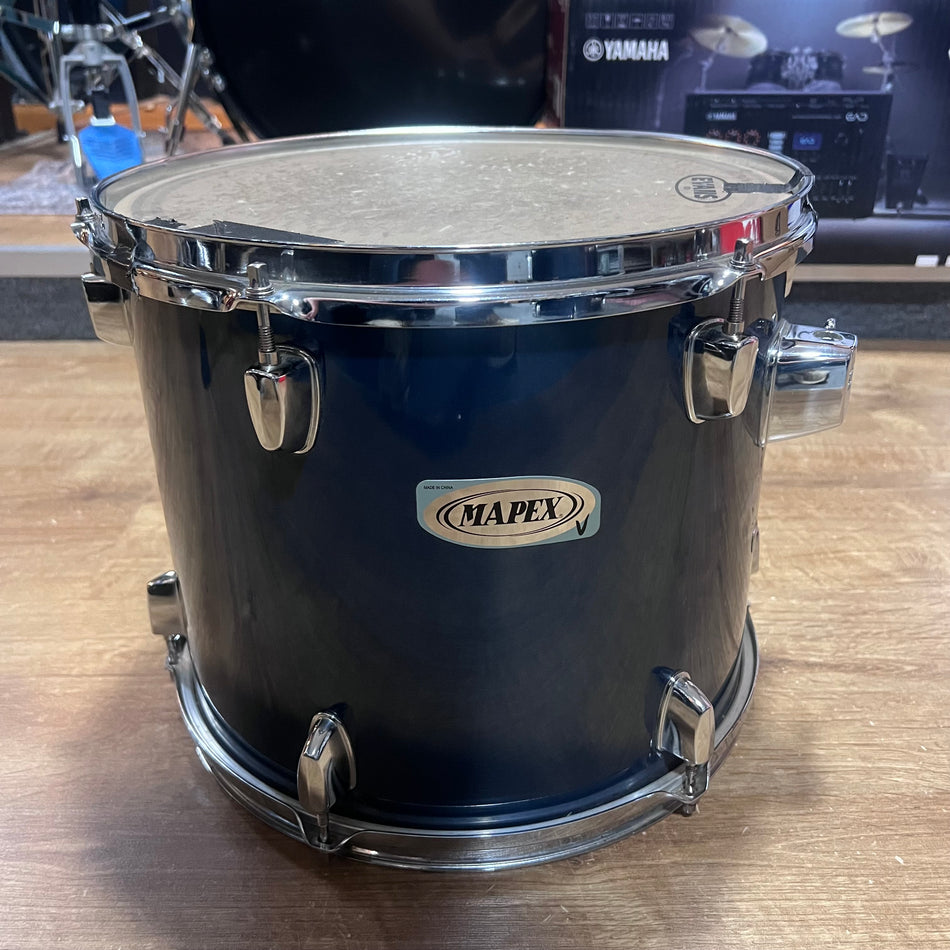 Mapex V 13” Rack Tom Drum In Blue #1325