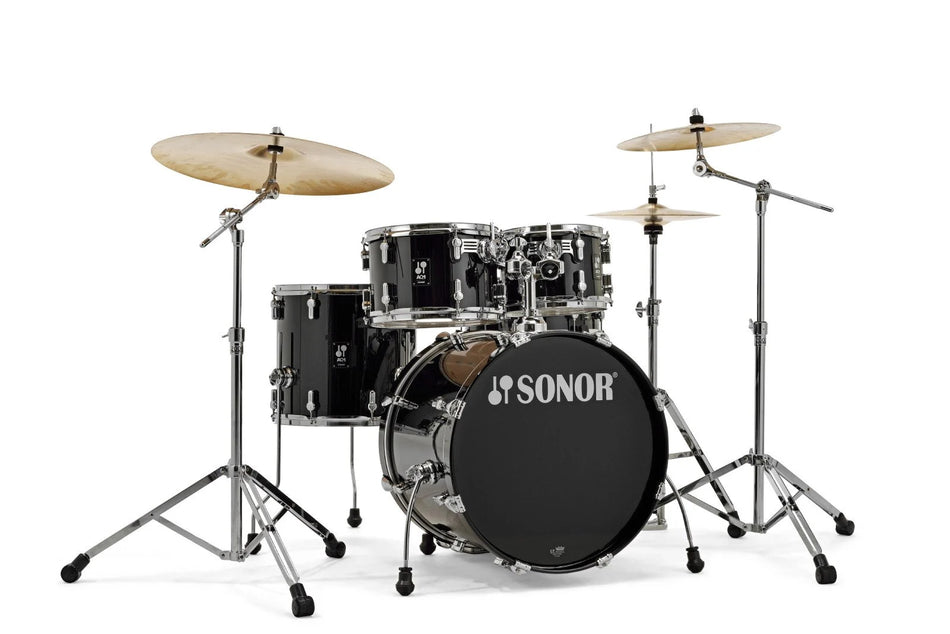 Sonor AQ1 Studio 22" Drum Kit Piano Black With Hardware