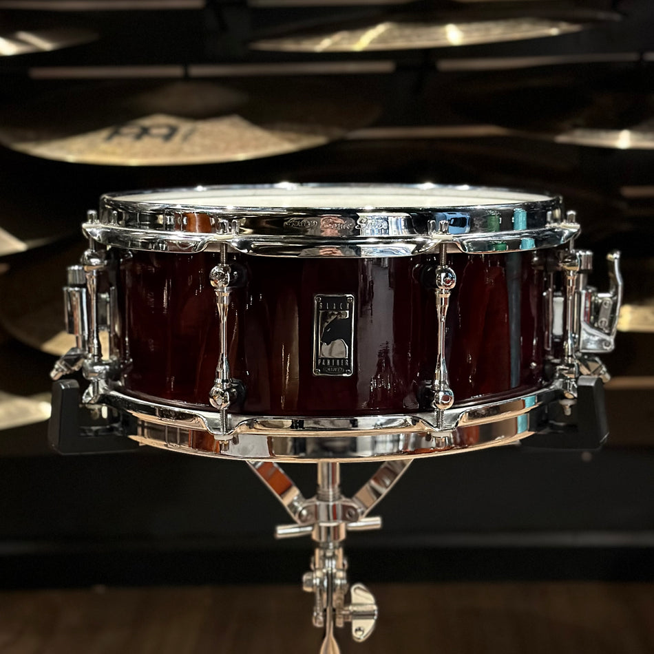 Mapex Cherry Bomb Black Panther 13x5.5" Snare Drum #1418