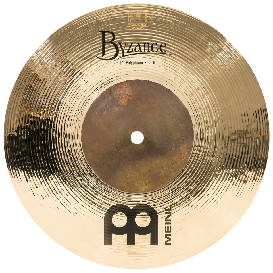 Meinl Cymbals 10" Byzance Brilliant Polyphonic Splash Cymbal *NEW* B10POS-B