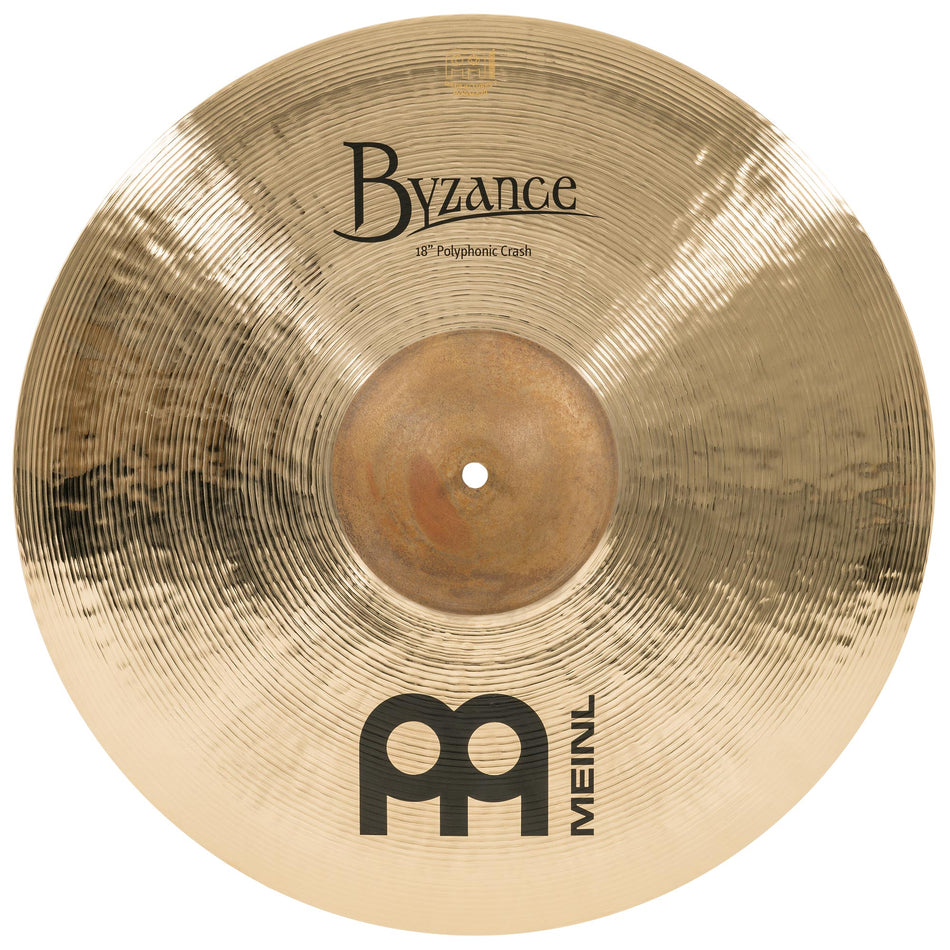 Meinl Cymbals 18" Byzance Brilliant Polyphonic Crash Cymbal *NEW* B18POC-B