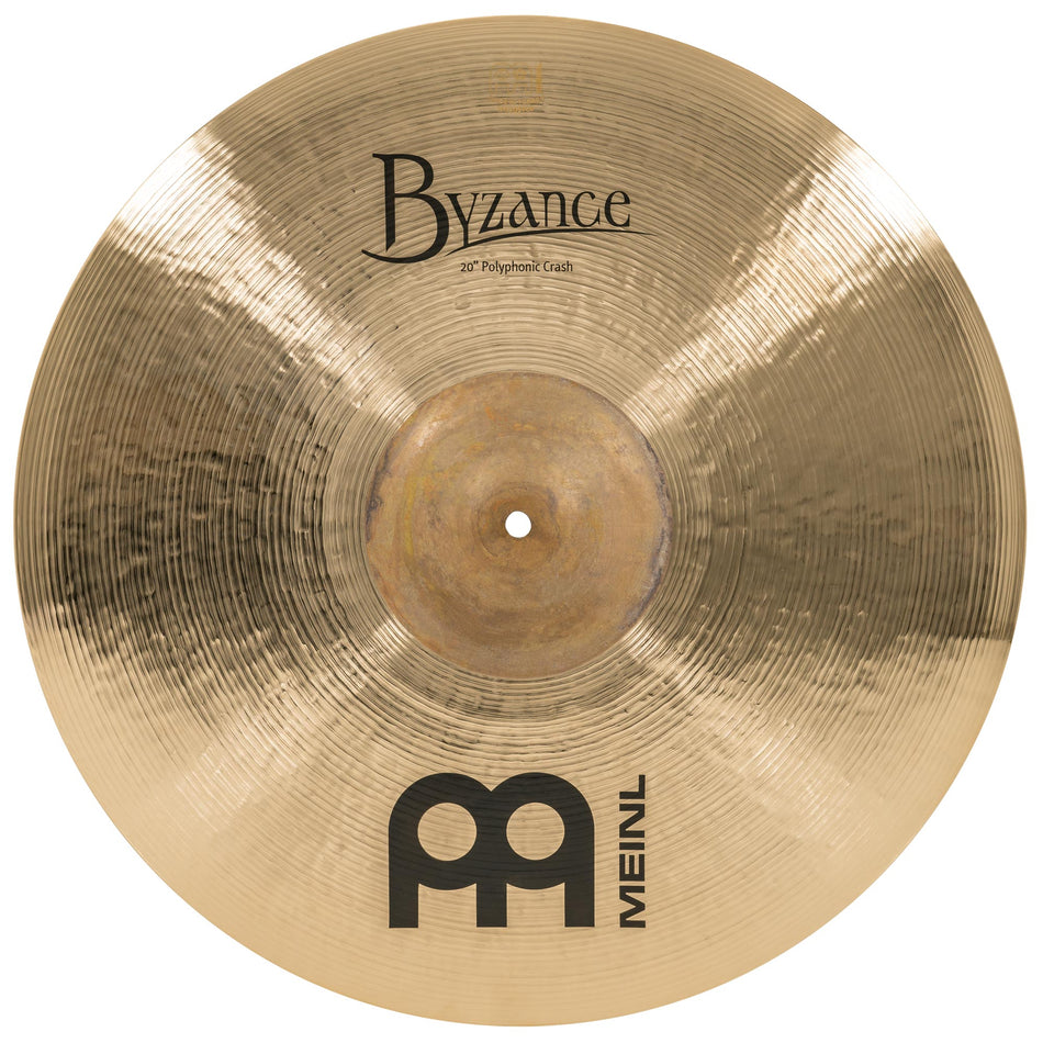 Meinl Cymbals 20" Byzance Brilliant Polyphonic Crash Cymbal *NEW* B20POC-B