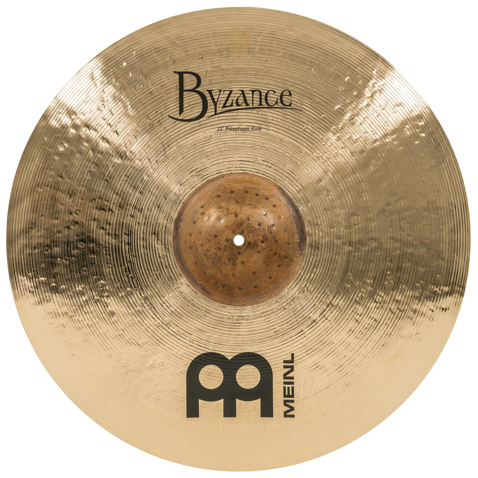 Meinl Cymbals 22" Byzance Brilliant Polyphonic Ride Cymbal *NEW* B22POR-B